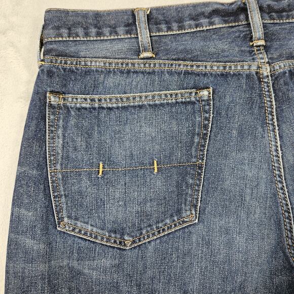 Polo Ralph Lauren Hampton Straight Leg Jeans Mens Size 38x30 Distressing READ - Picture 12 of 16